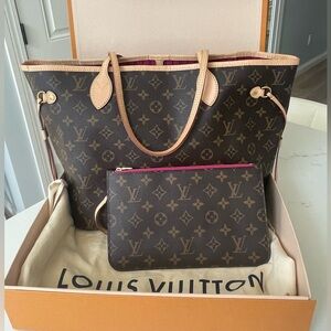 Authentic Louis Vuitton Neverfull MM
